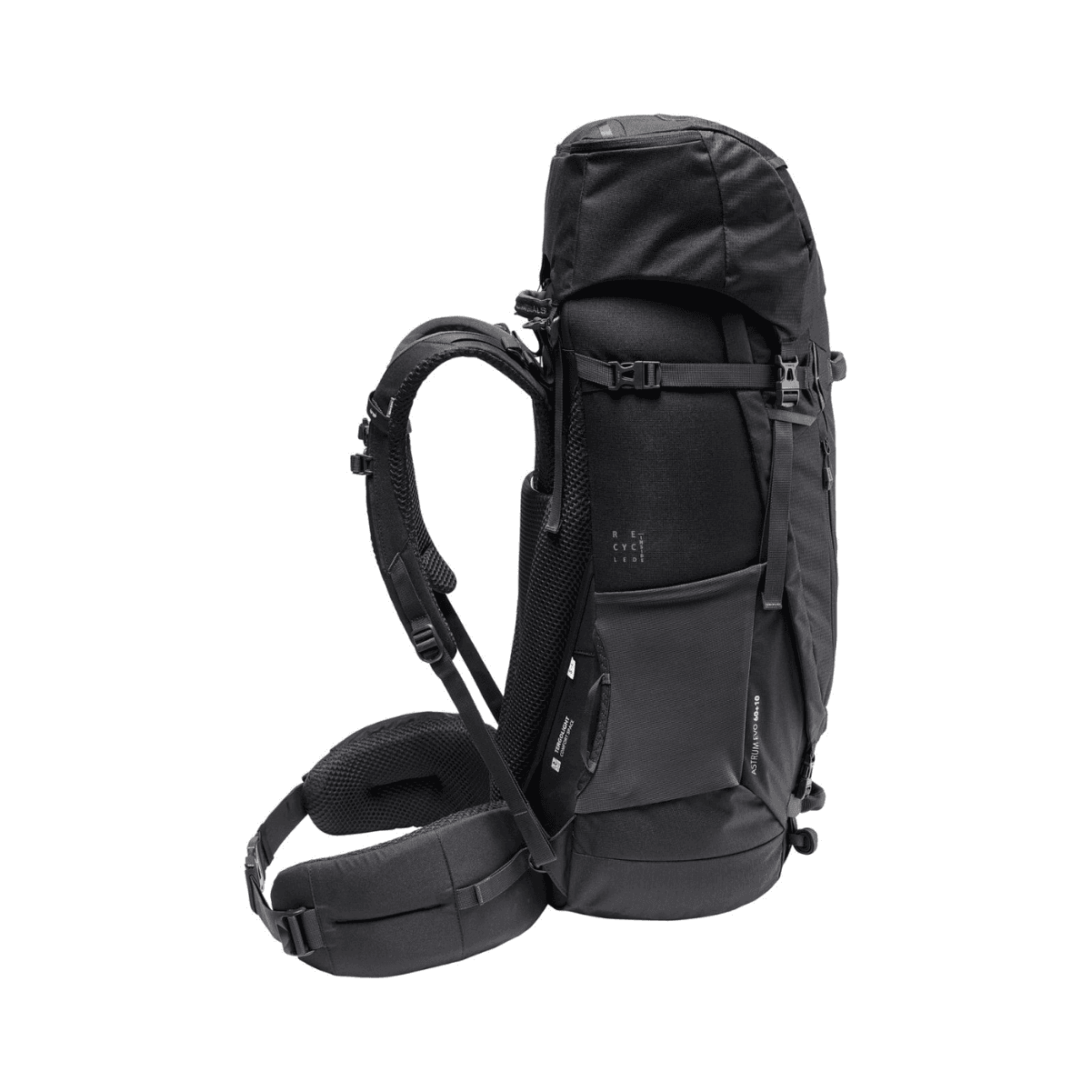 Astrum Technische Trekkingrugzak - 60L + 10 - Zwart