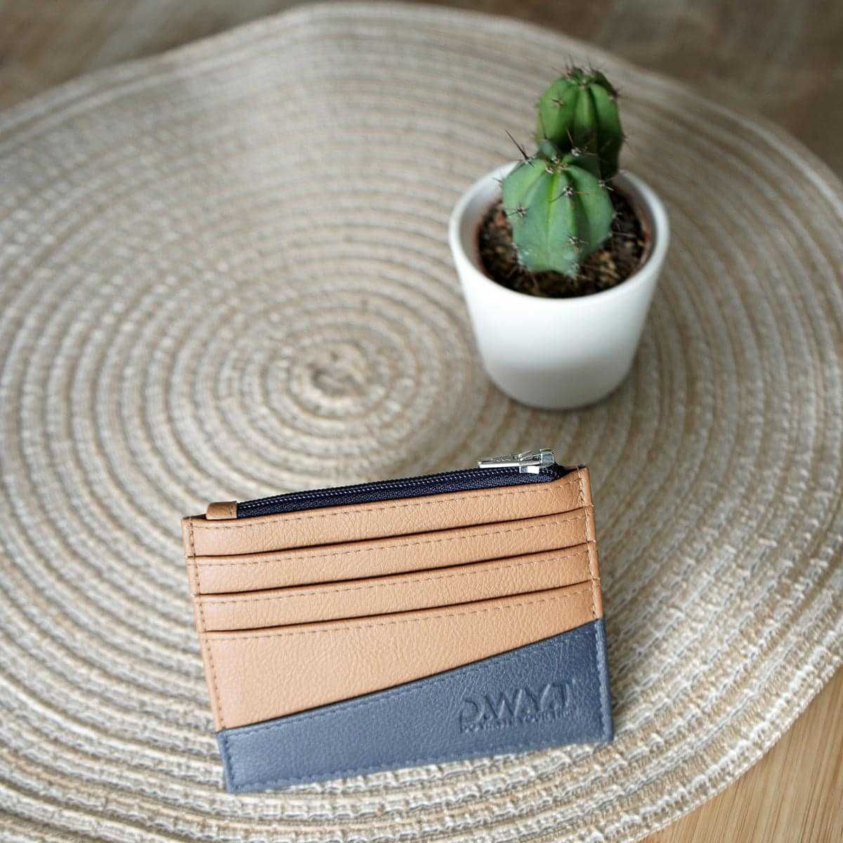 Kaarthouder LE VITAMINE marron / bleu