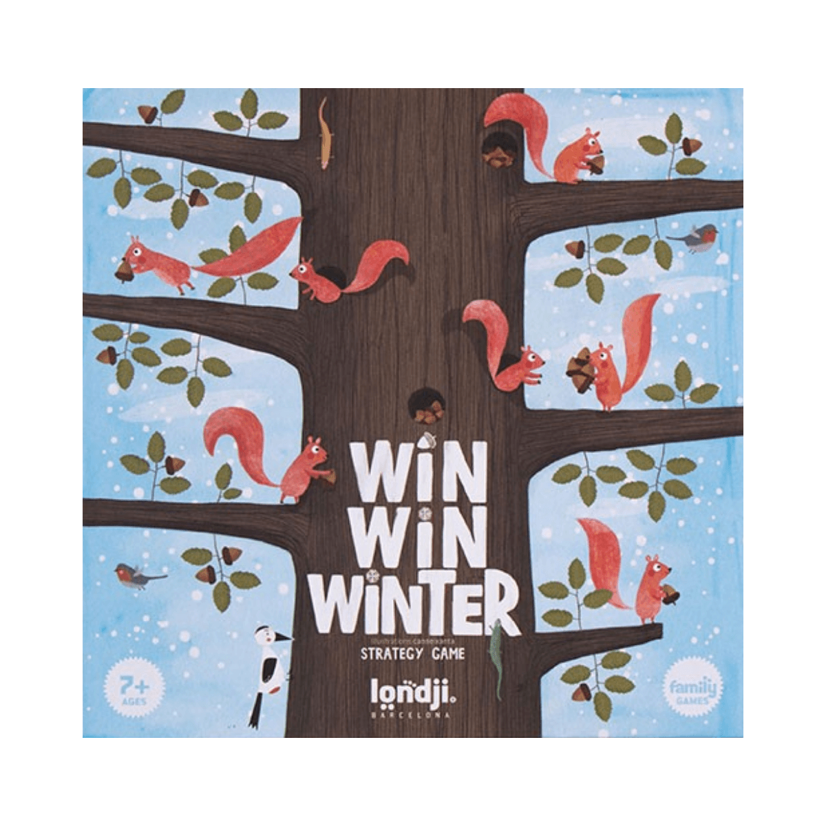 Jeu familial de stratégie - 7 ans et + - WIN WIN WINTER