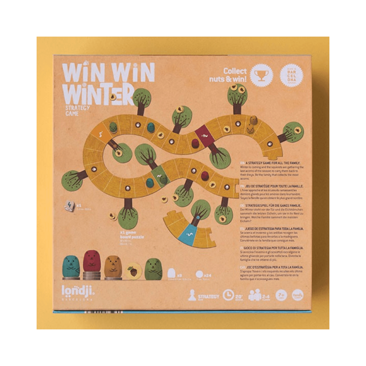 Jeu familial de stratégie - 7 ans et + - WIN WIN WINTER