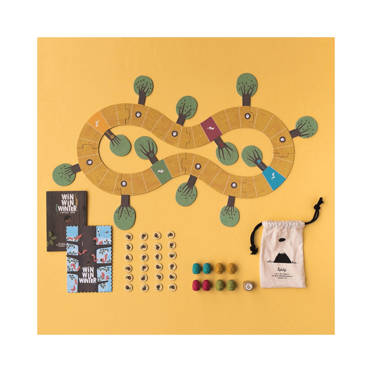 Jeu familial de stratégie - 7 ans et + - WIN WIN WINTER