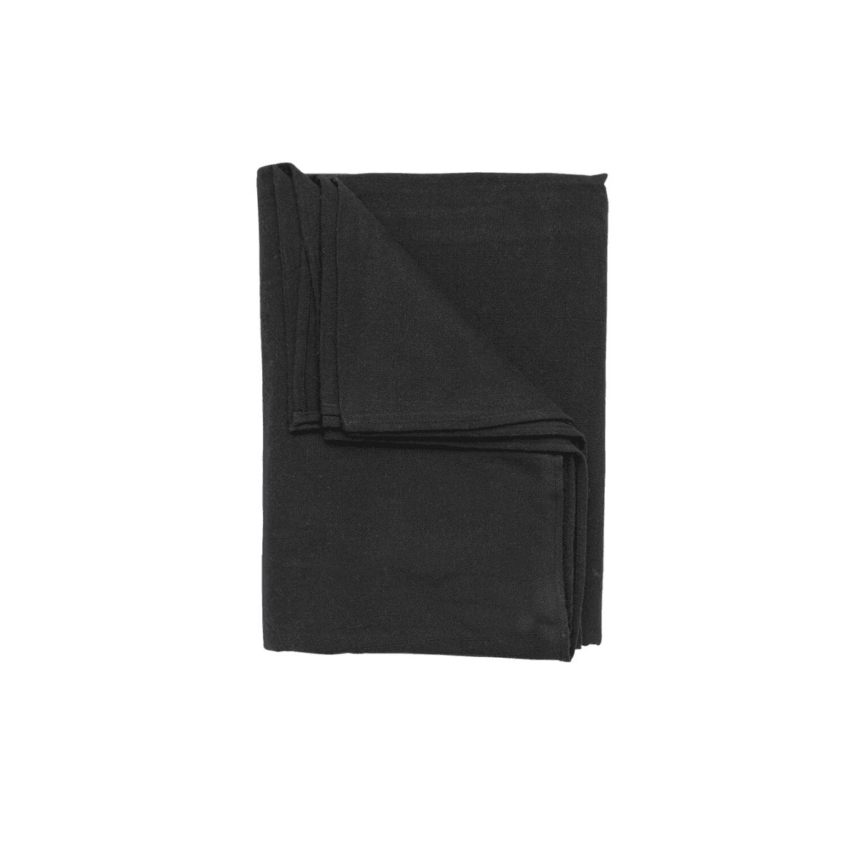 Nappe unie - 300 x 160 cm - Noir - TABLE CLOTH RECYCLED - BLACK
