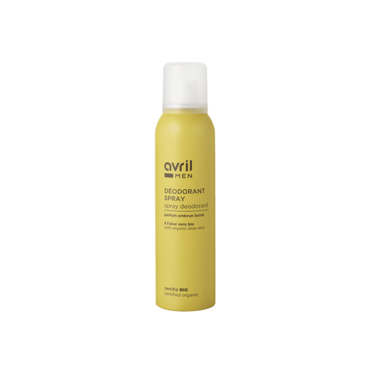 Déodorant spray Homme 150ml - Certifié Bio