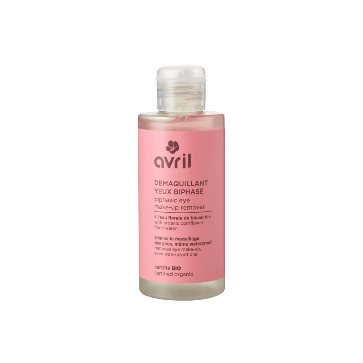 Démaquillant yeux biphasé 150ml - Certifié Bio