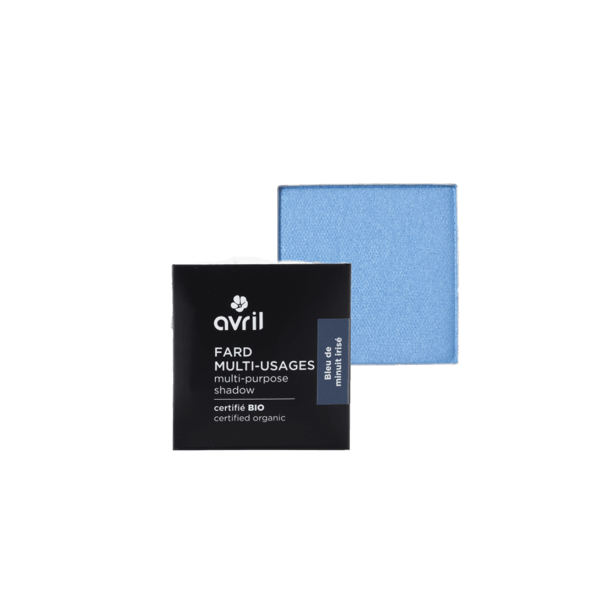 Recharge fard à paupières - BLEU DE MINUIT IRISÉ - Certifiée Bio