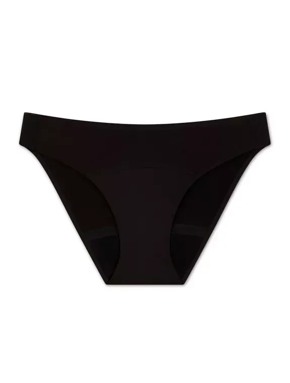 Culotte menstruelle détachable sans couture - flux ABONDANT - héméra noir