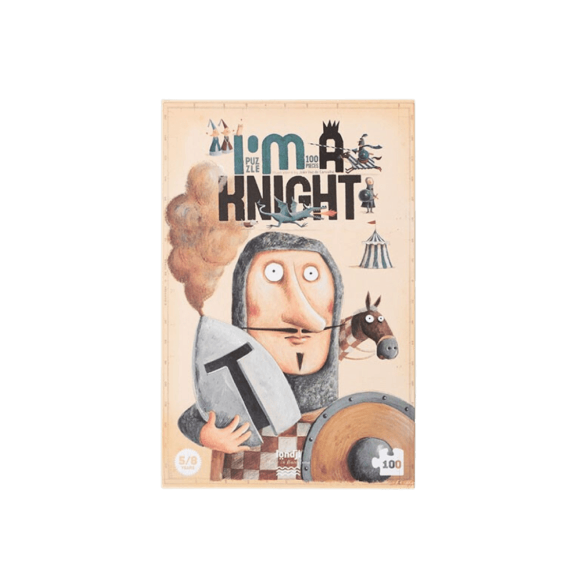Puzzle 100 pc - 5 - 8 ans - I'M A KNIGHT PUZZLE
