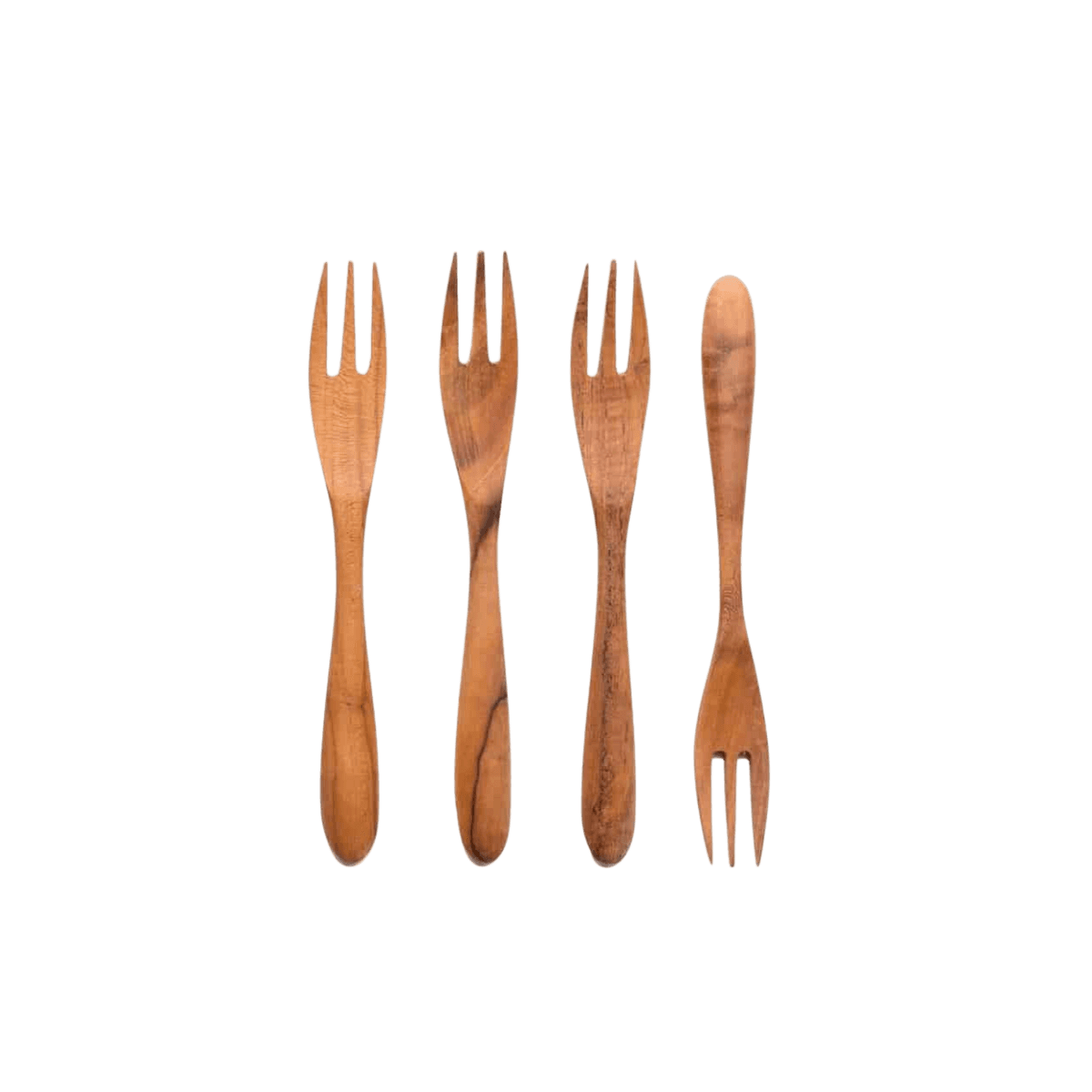 Fourchettes en teck x 4 - FORK RECLAIMED TEAK S/4