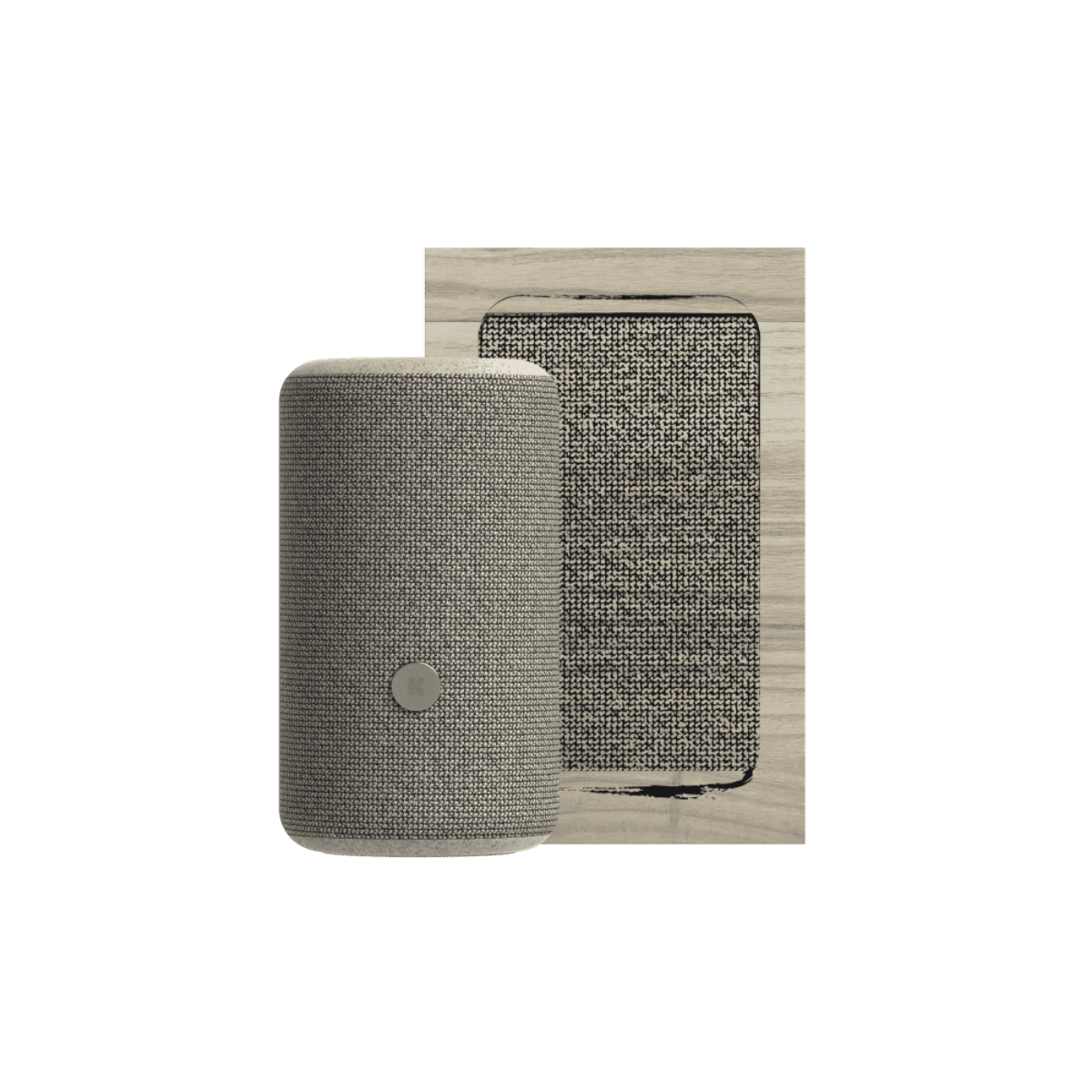 Enceinte Bluetooth circulaire 360° aCAPELLA Wheat / Care