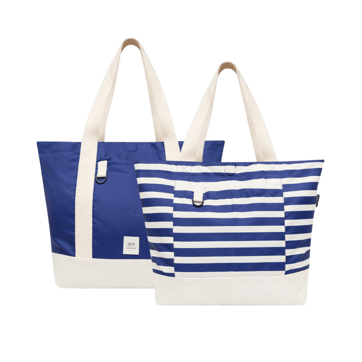 Sac cabas réversible - Strata - MARINE STRIPES