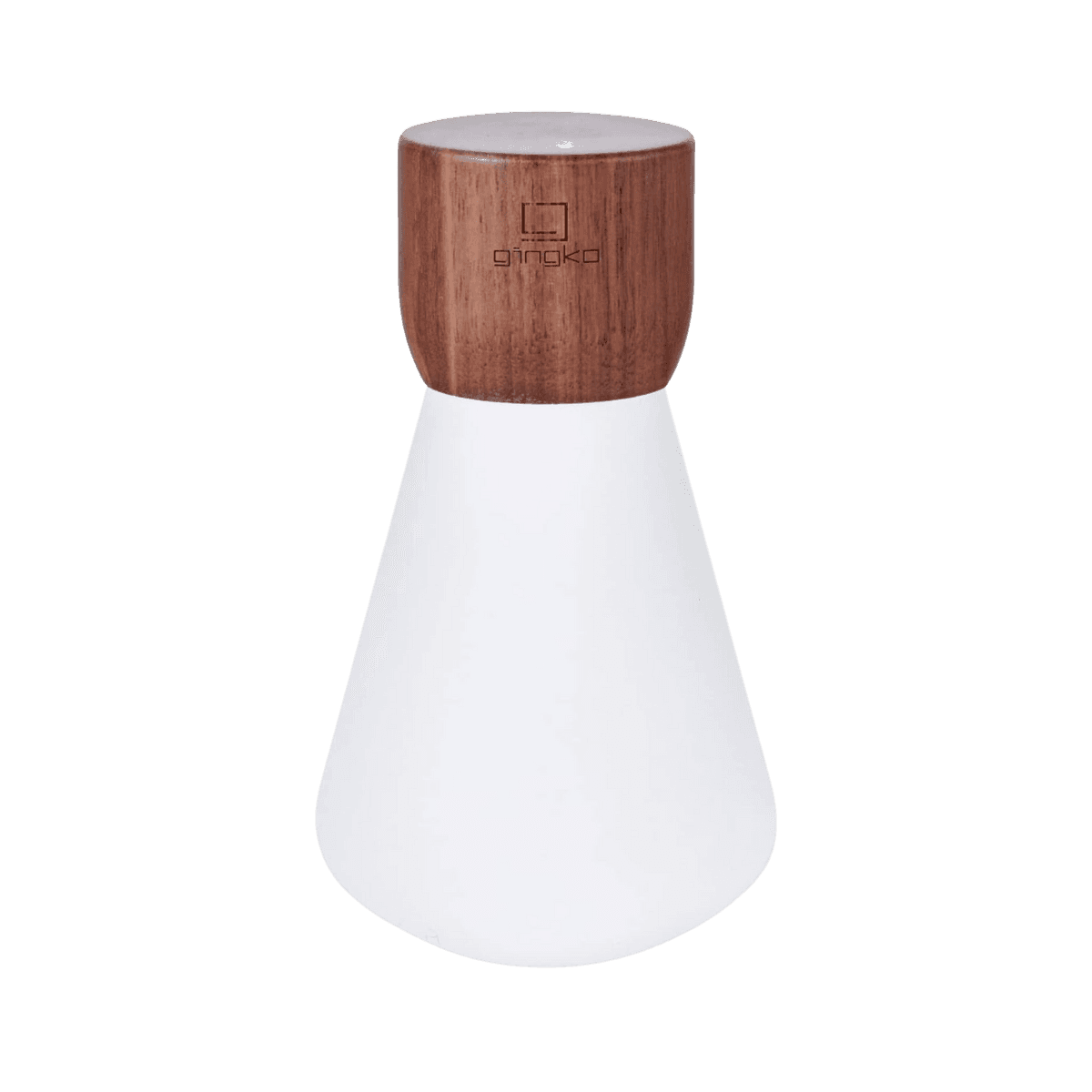 Lumière Pentagon Desk Bulb Large Walnut