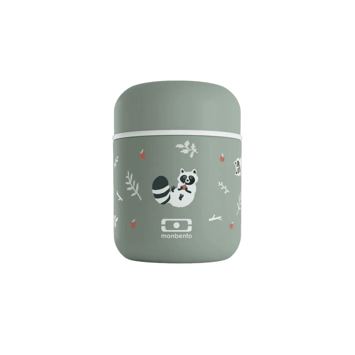 Petite Lunch Box Bento isotherme enfants - MB CAPSULE - Vert raccoon