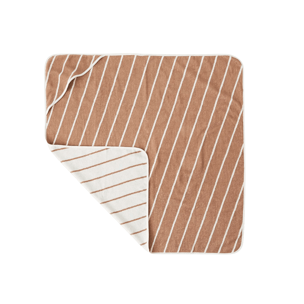 Badcape - Raita - Wit en karamel