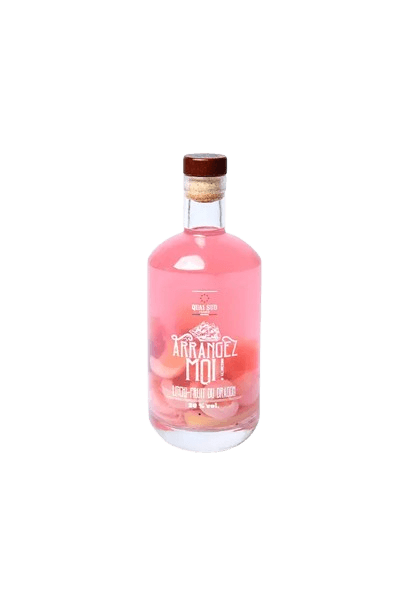 Gerangschikte rum Fruit du dragon-Litchi BIO 70cl