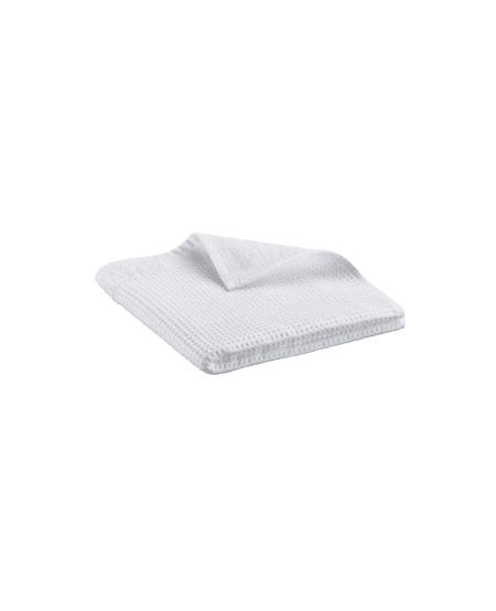 Gerecyclede handdoek Abby Blanc 50 x 100