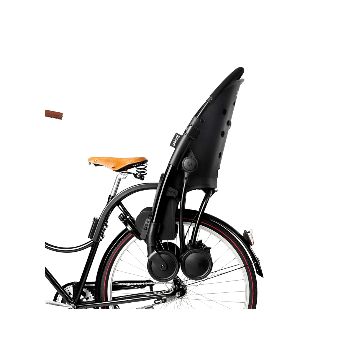 2-in-1 converteerbaar fietsstoeltje / kinderwagen