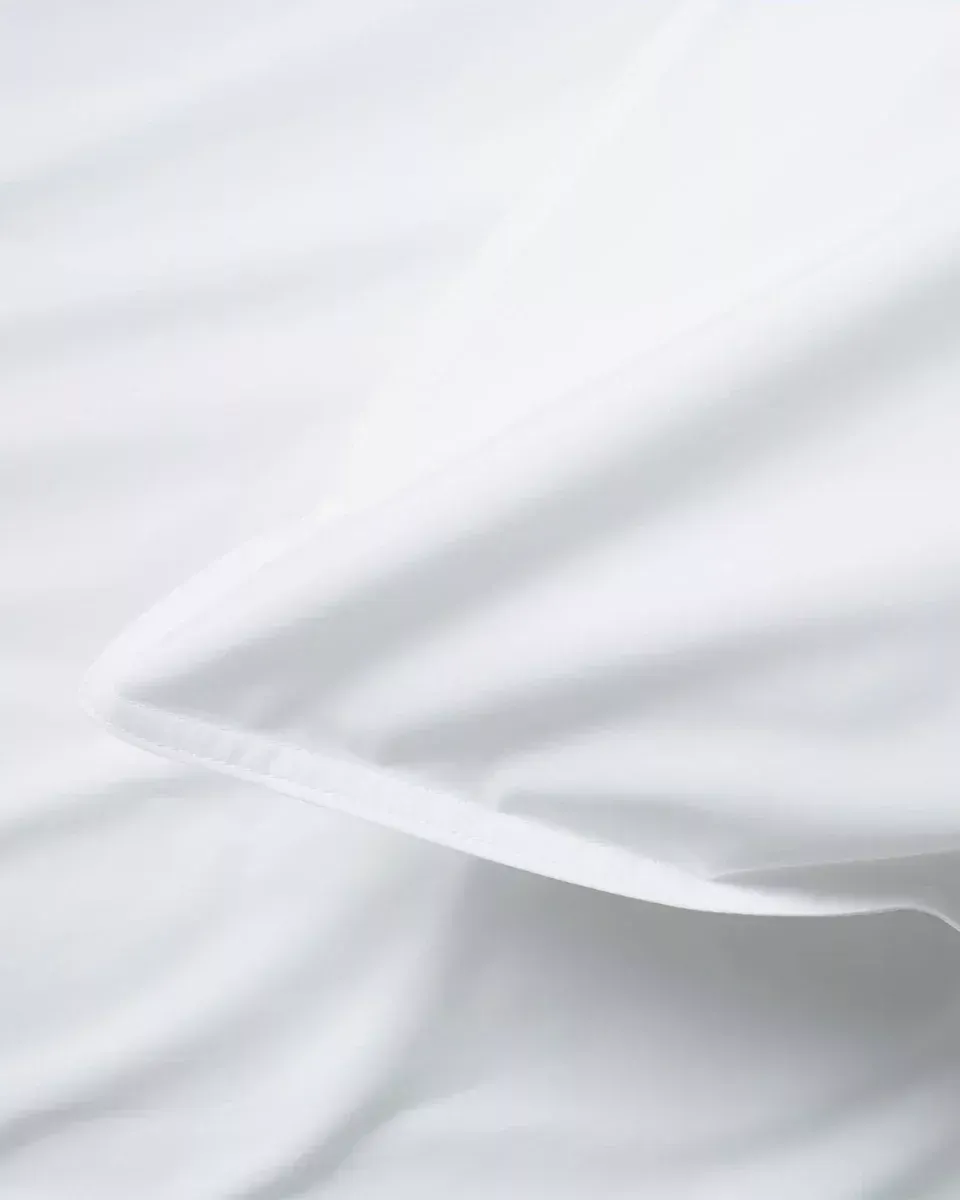 140X220 Percale 100% Cotton-Dekbedovertrek - White PDBO140_WH