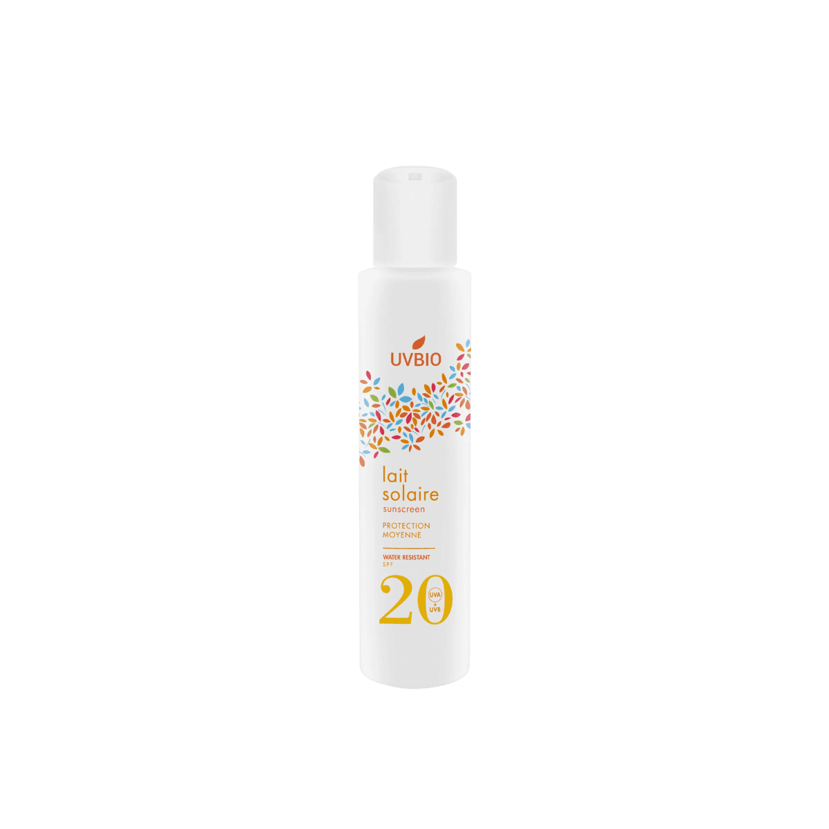 Biologische zonnemelk SPF 20 voor gezicht en lichaam zonder witte vlekken - 100ml