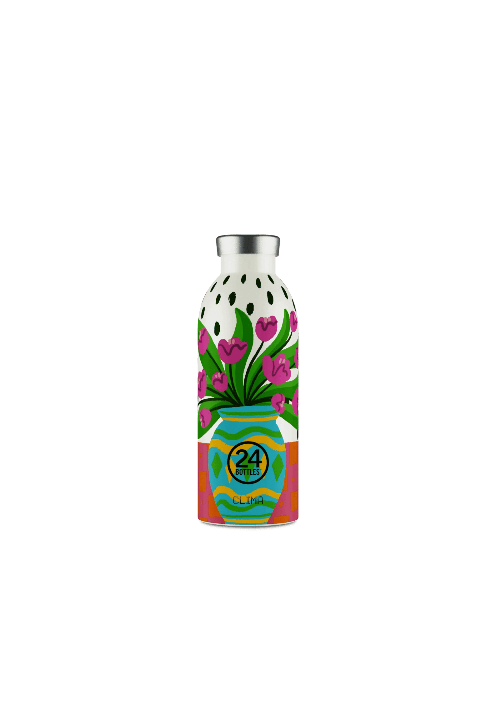 Isotherme fles - Clima Bottle Fiori Rosa 500ml