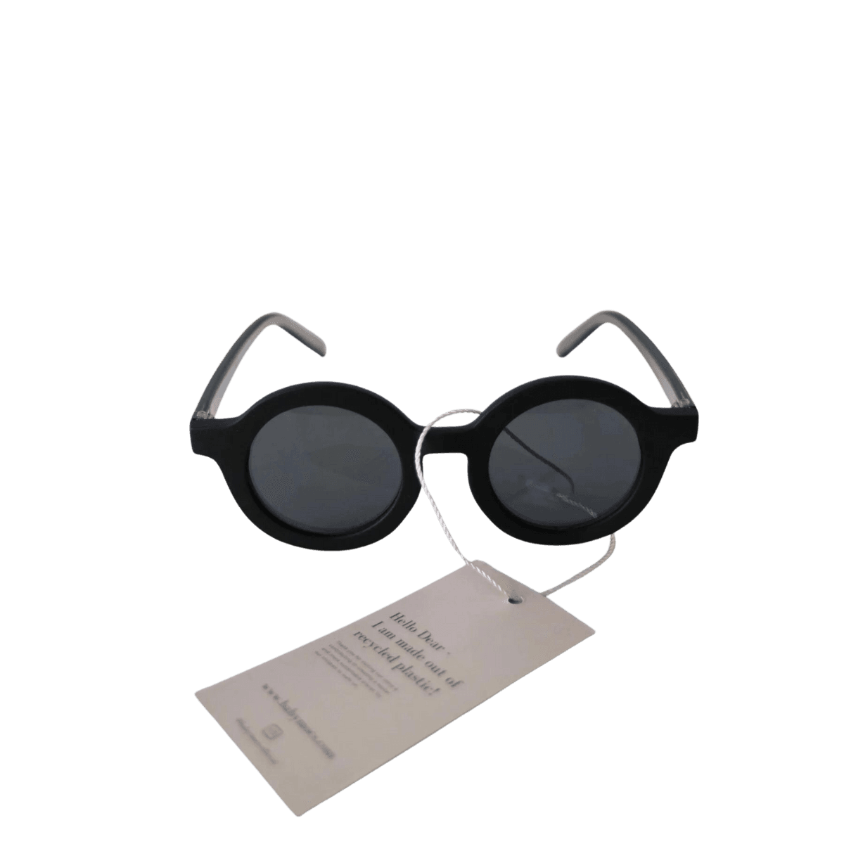 Sunnies Kinderzonnebril - Black - Signature Round