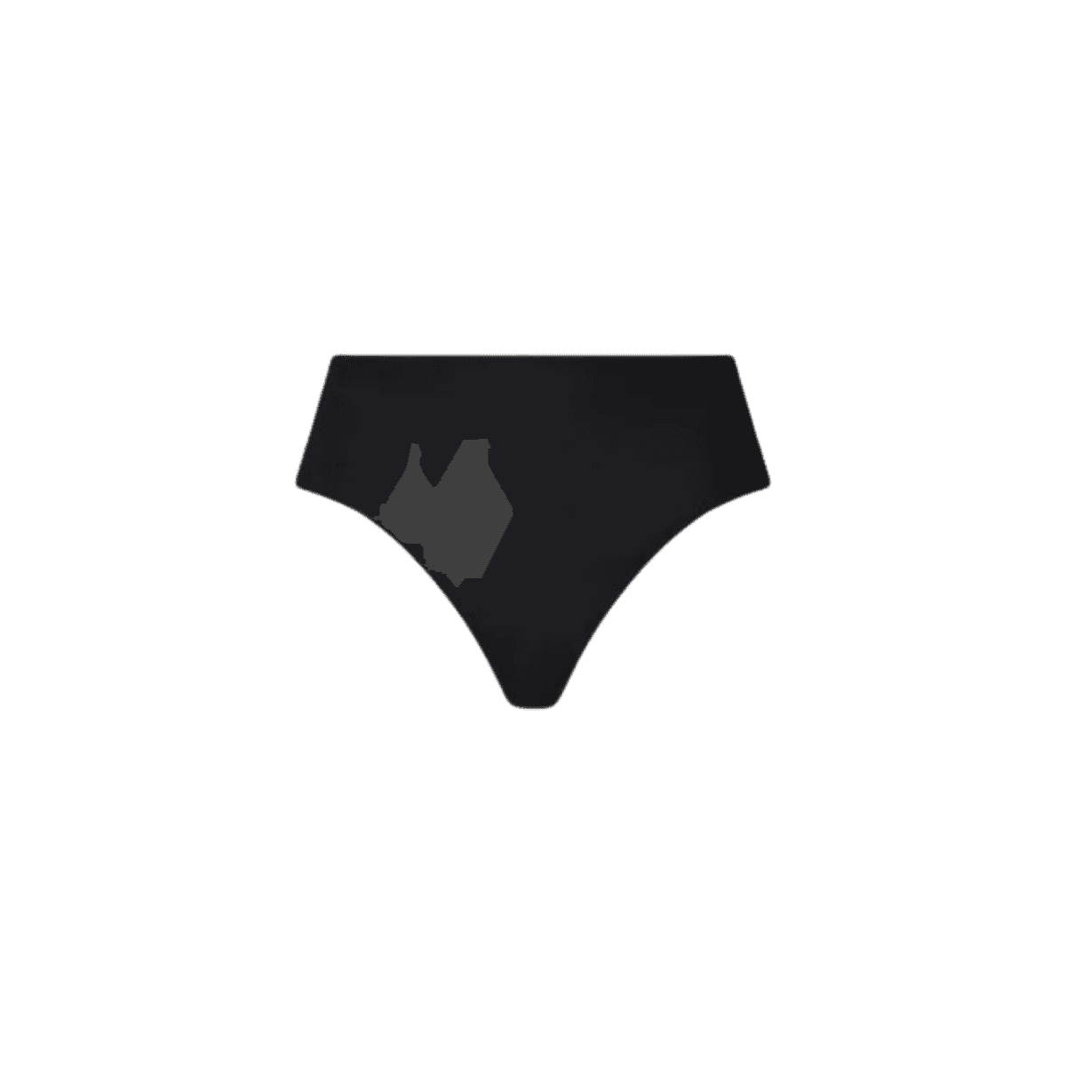Bas de maillot de bain menstruel - Noir