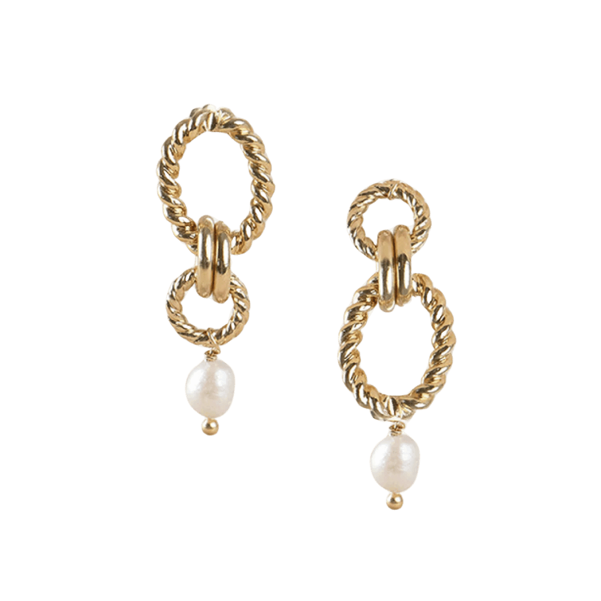 Boucles d'oreilles Roxane - Plaqué or