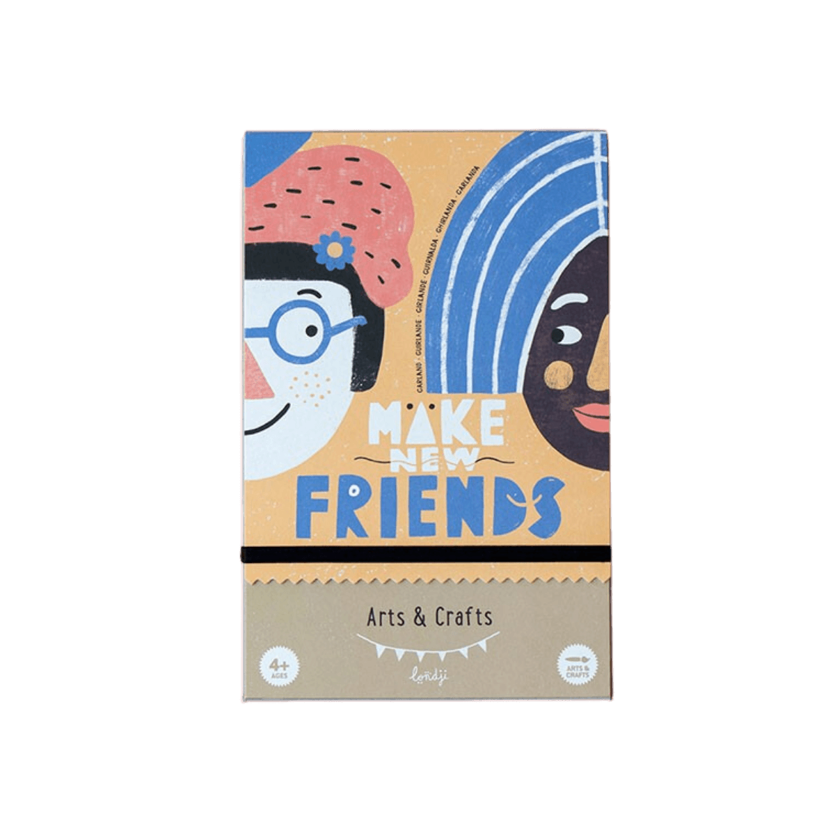 Bricolage Guirlande et Stickers - 4 ans et + - MAKE NEW FRIENDS