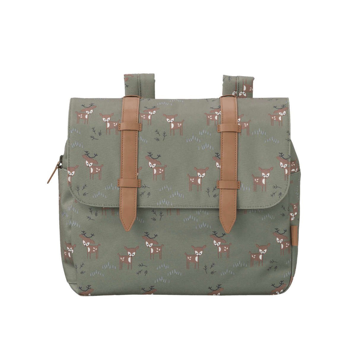Cartable Cerfs - Deer Olive