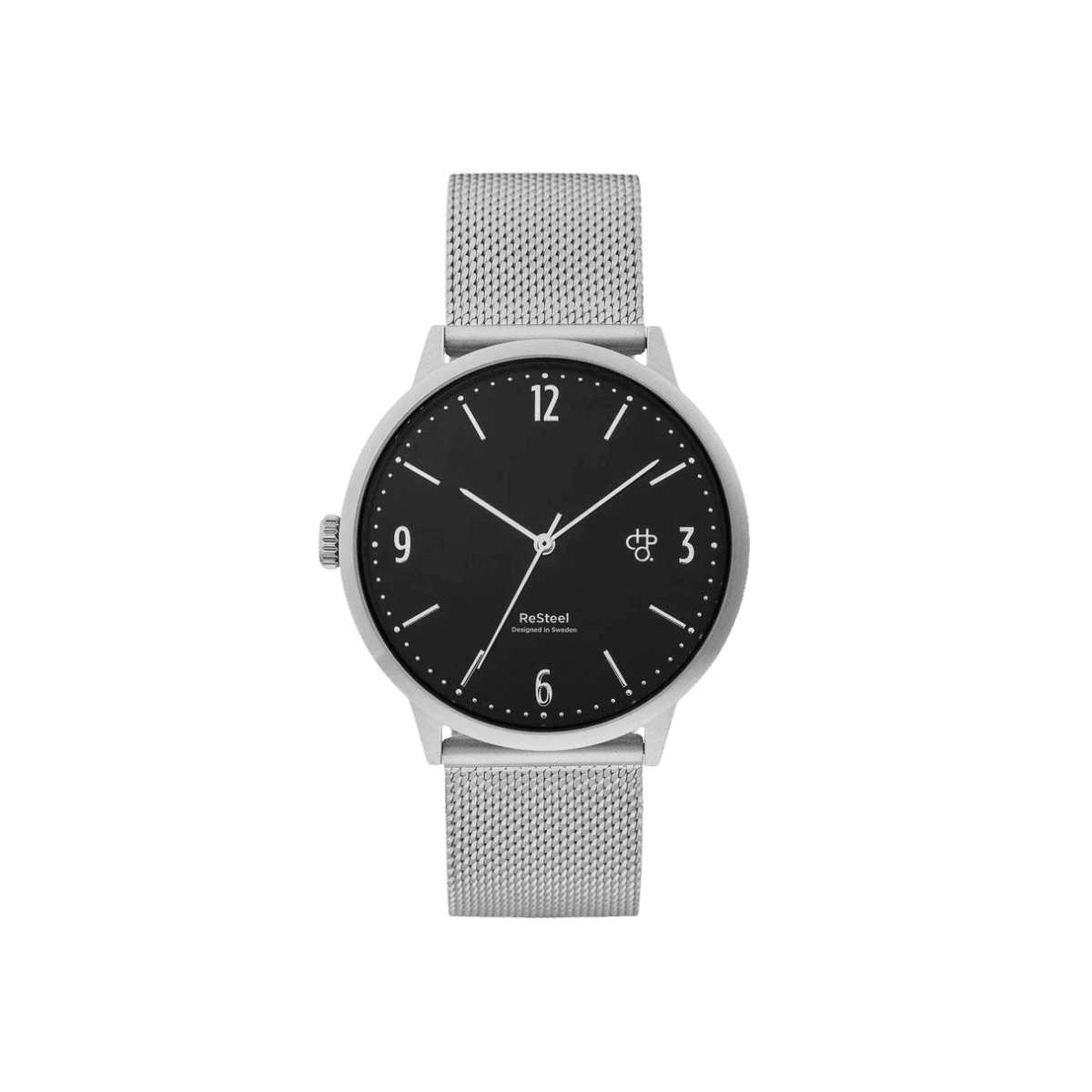 Montre WEDNESDAY BLACK SILVER - Bracelet Silver et cadran Black - 14238GG