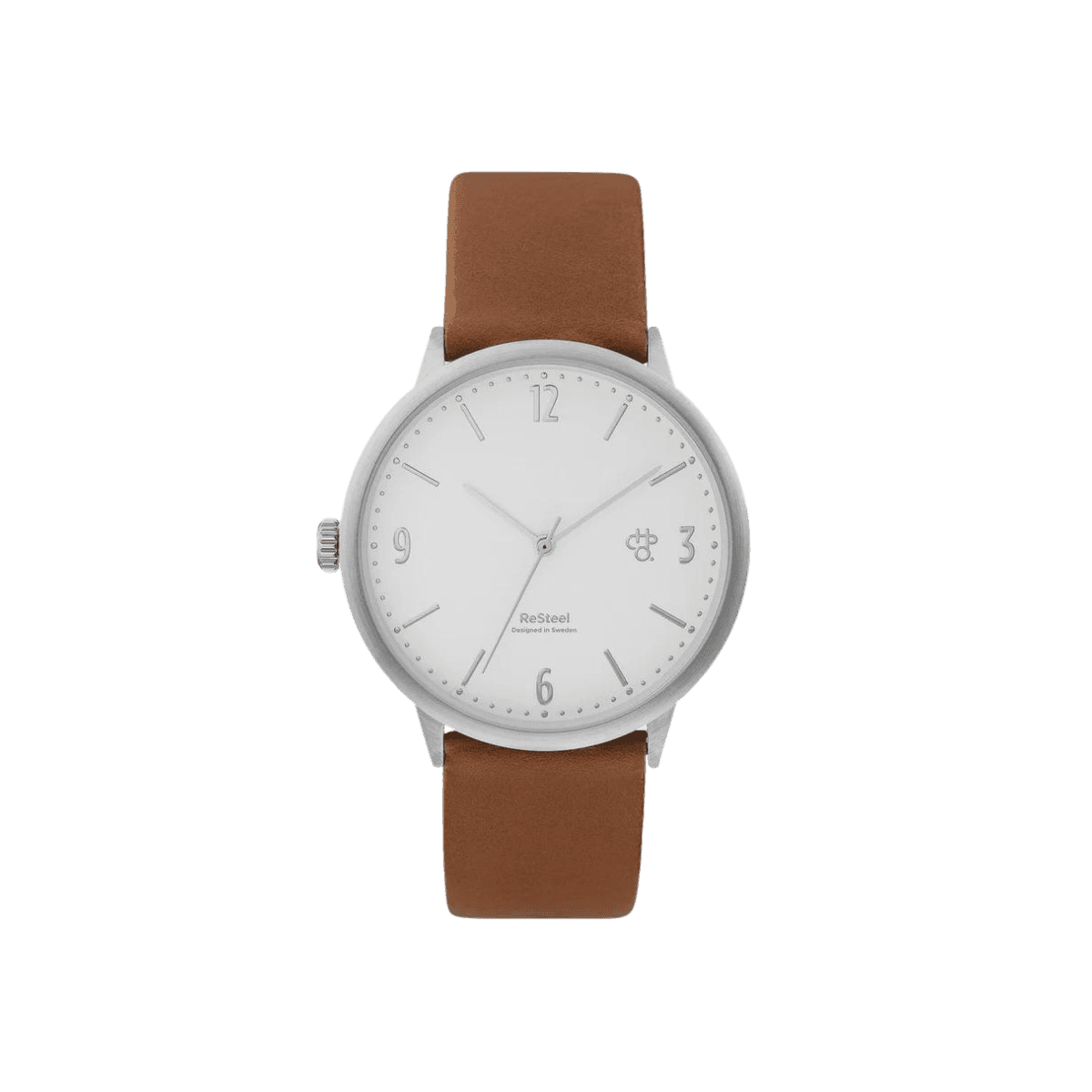 Montre WEDNESDAY SILVER - Bracelet Brun et cadran Silver - 14238FF