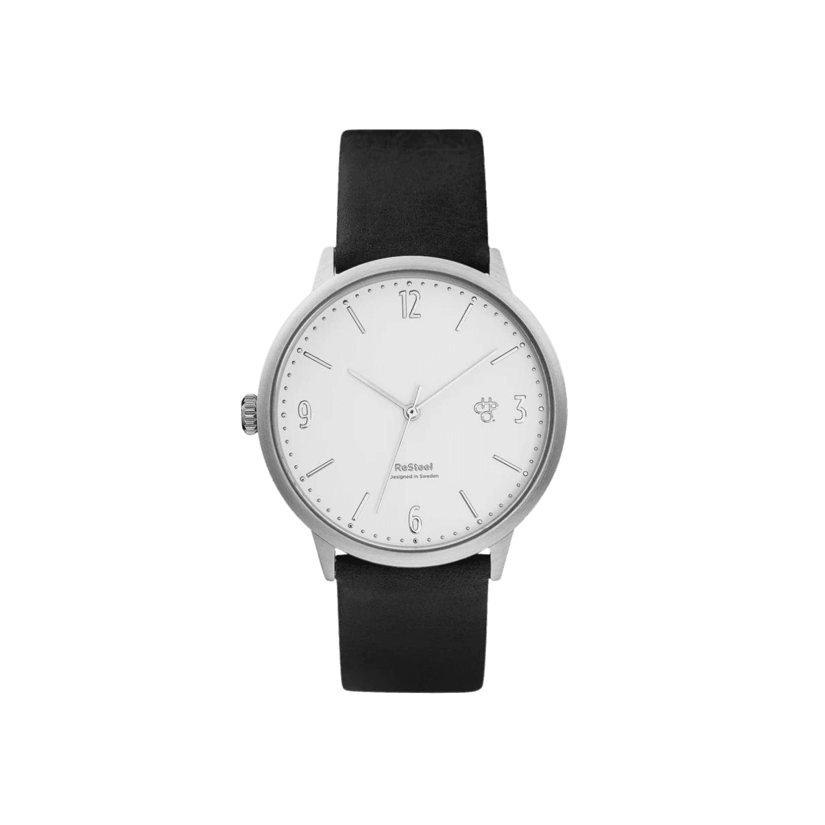 Montre WEDNESDAY SILVER - Bracelet Noir et cadran Silver - 14238AA