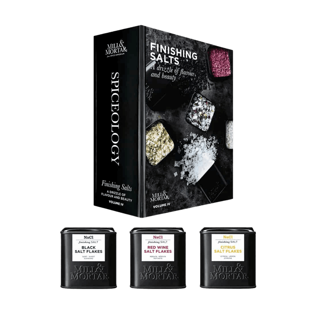 Coffret à épices - SELS DE FINITION BIO - Mill & Mortar