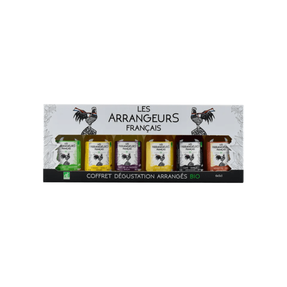 Proefdoos biologische rum en armagnac 6 x 5cl