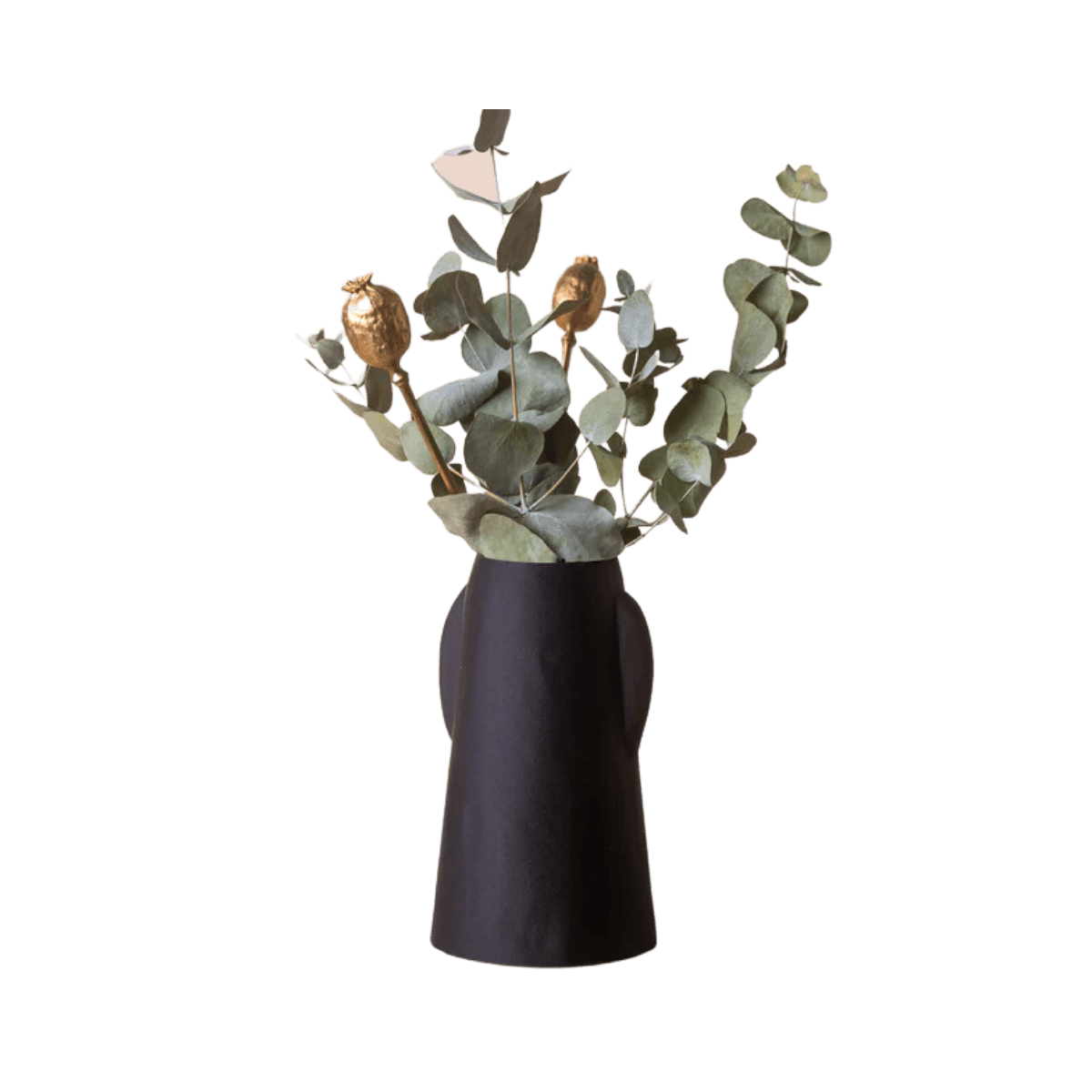 Vase - Sculpt - Noir Ebony