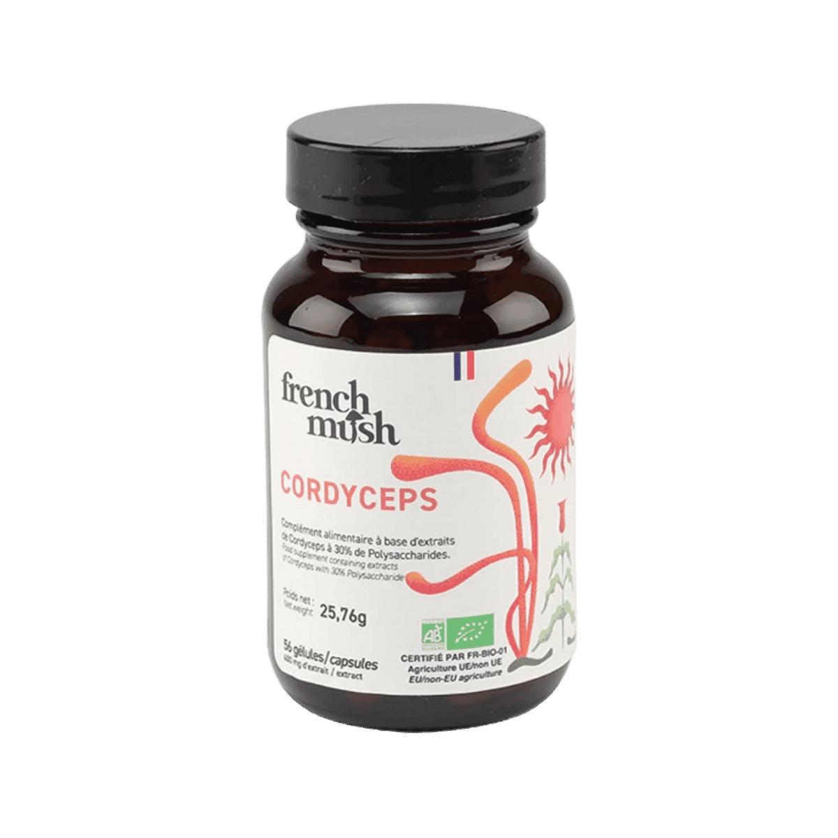 BIO Cordyceps Energie & Prestatie – 56 capsules