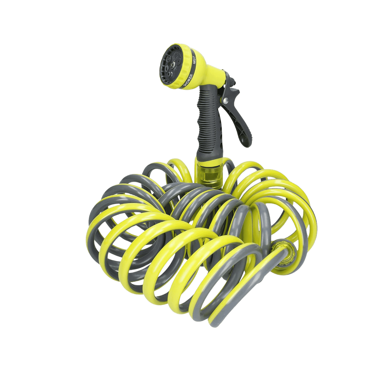 Kit Complet de Tuyau d'arrosage Flexible en Spirale de 7,5 m