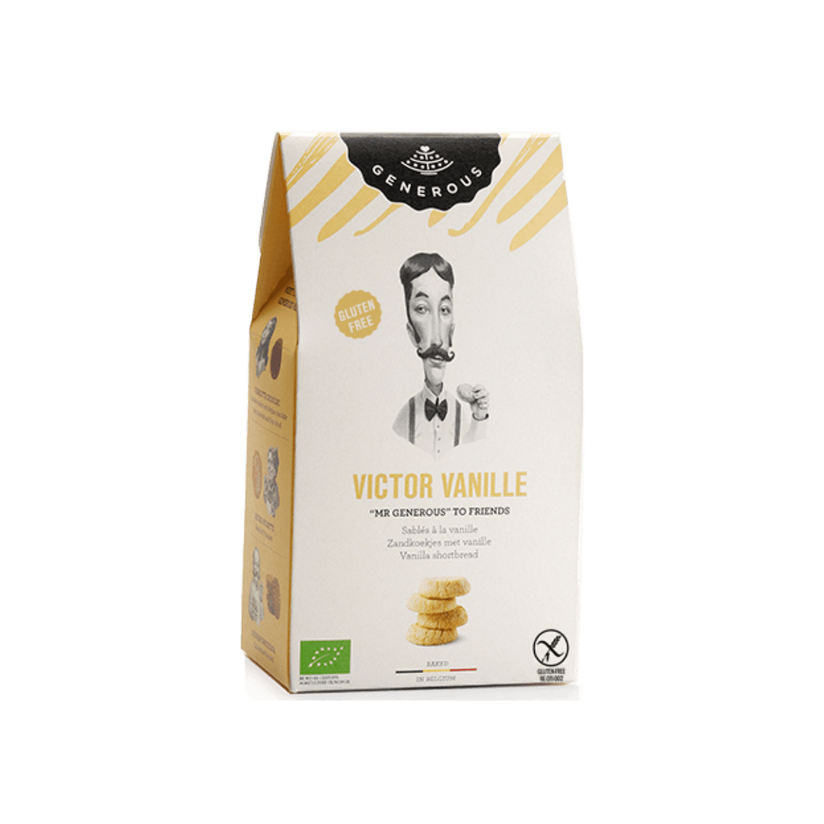 Koekjes Victor Vanille 100gr BIO