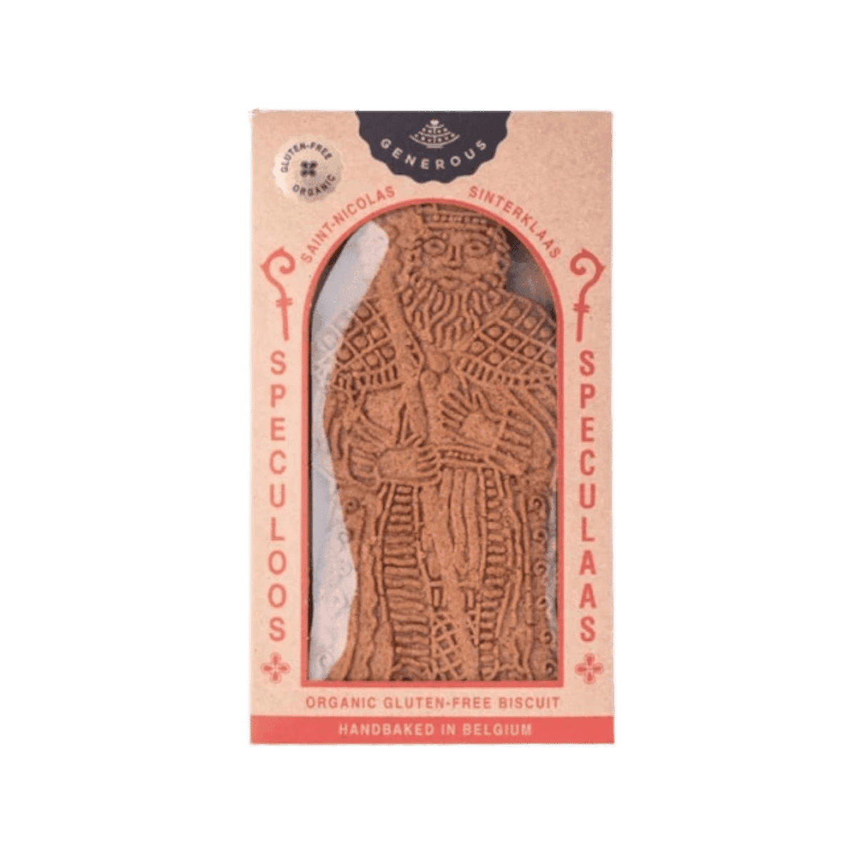 Generous Grote Bio Speculaas-Sinterklaas 120 g - Generous