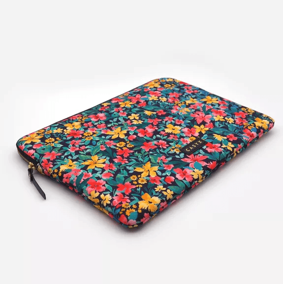 Cover PC 15" - Aquarelle Florale Obscure