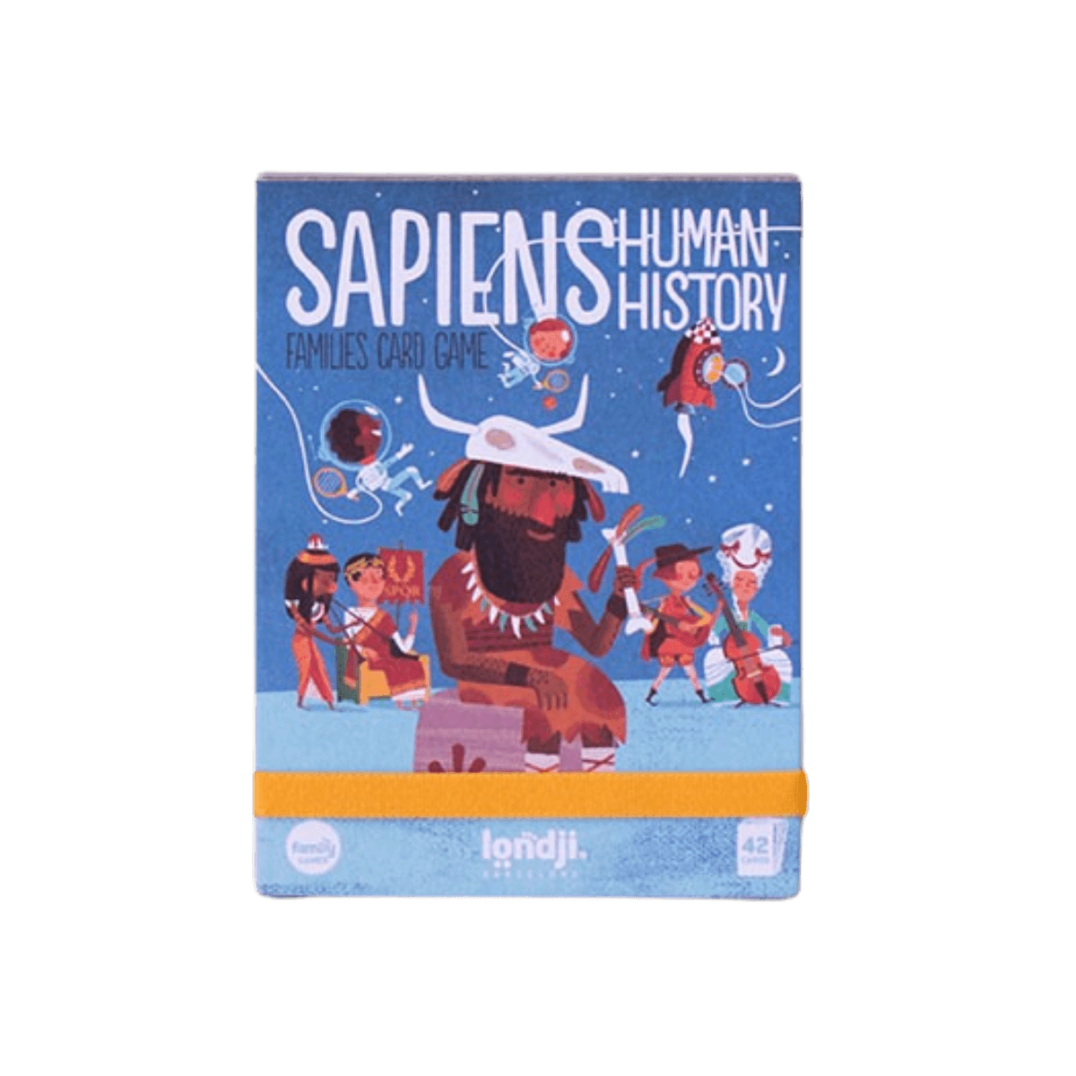7 families kaartspel - 5 jaar en ouder - SAPIENS MENSELIJKE GESCHIEDENIS