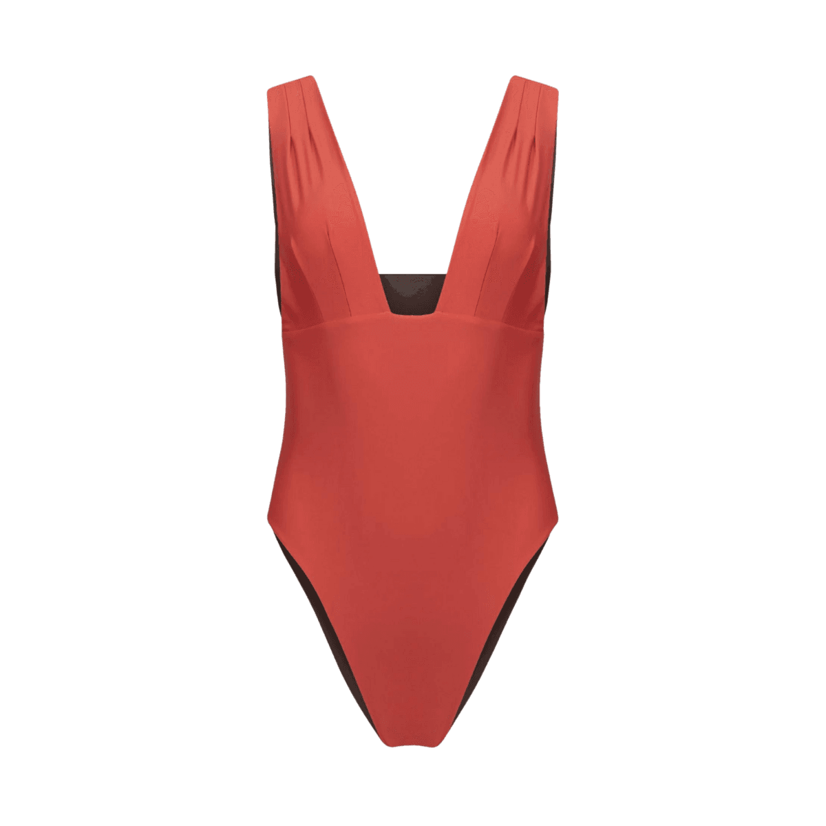 Maillot de bain une-pièce Aléria réversible Châtaigne | Terracotta