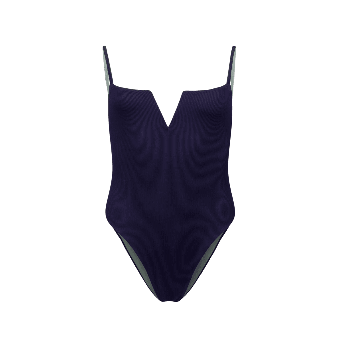 Maillot de bain une-pièce Giali Réversible Bleu | Olive