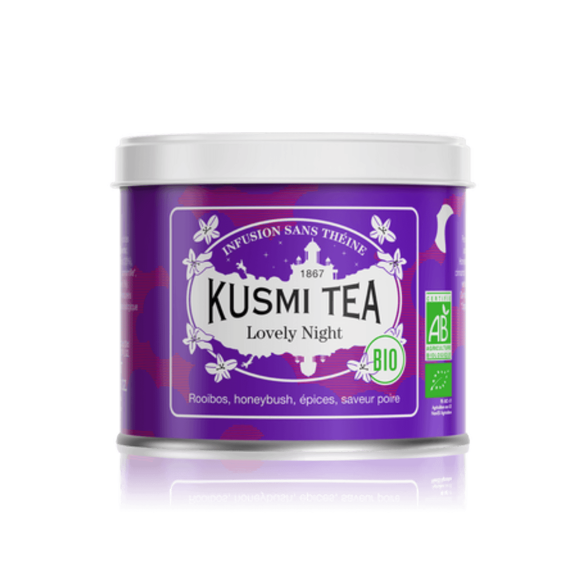 Infusion au tilleul BIO - Lovely Night - Boîte métal 100g