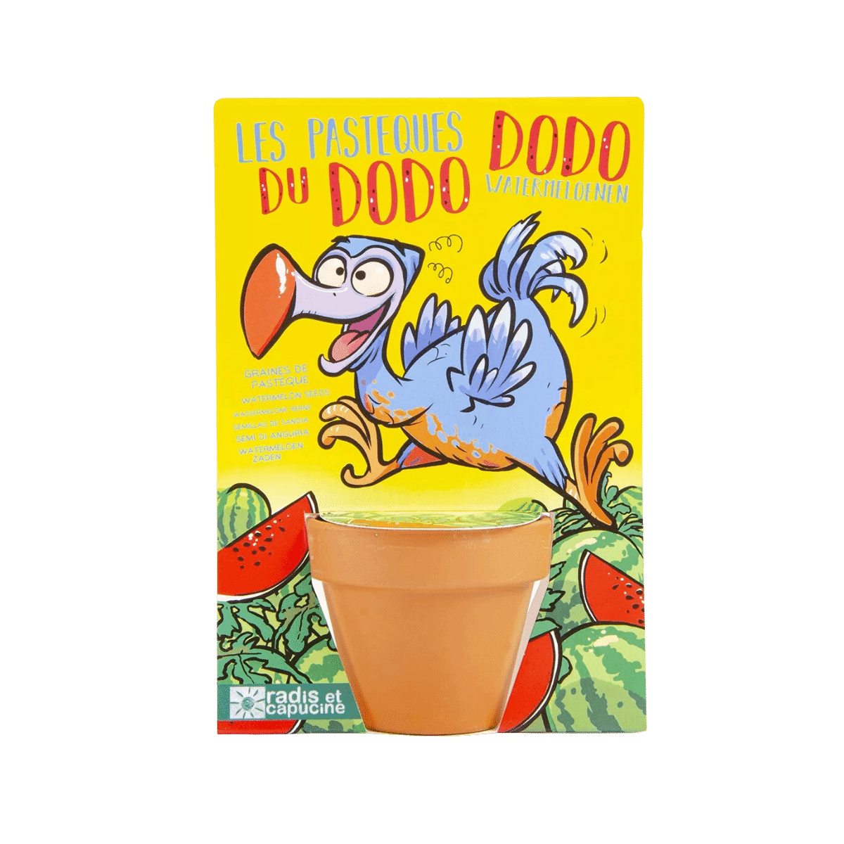 De Dodo en zijn Watermeloen zaden om te zaaien