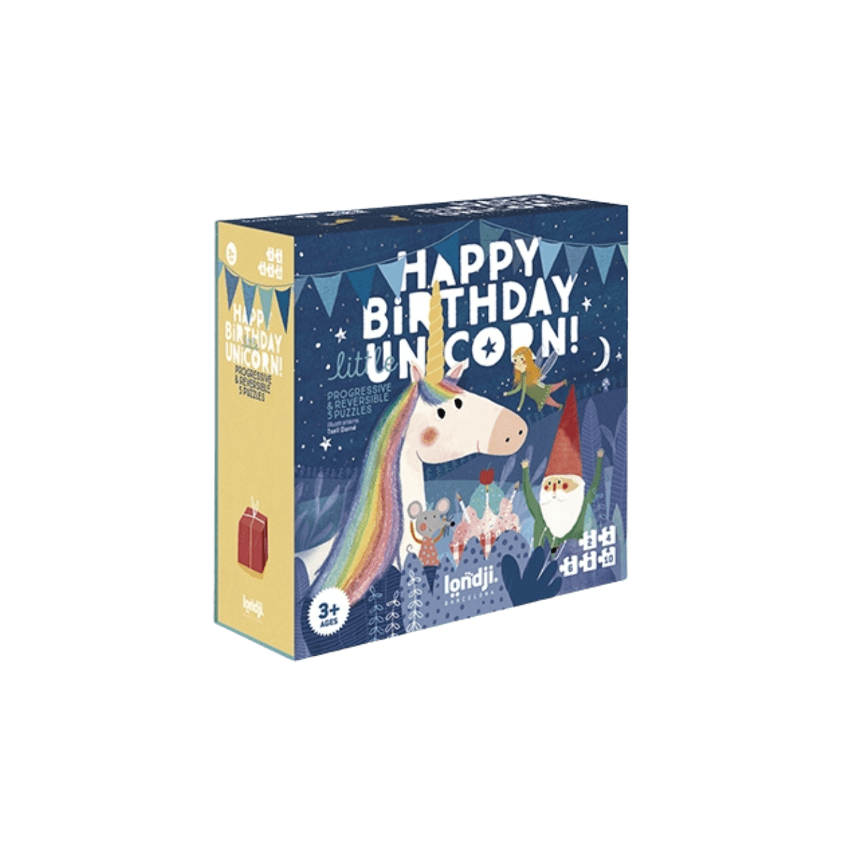 Puzzles progressifs - 3 ans et + - HAPPY BIRTHDAY UNICORN PUZZLE