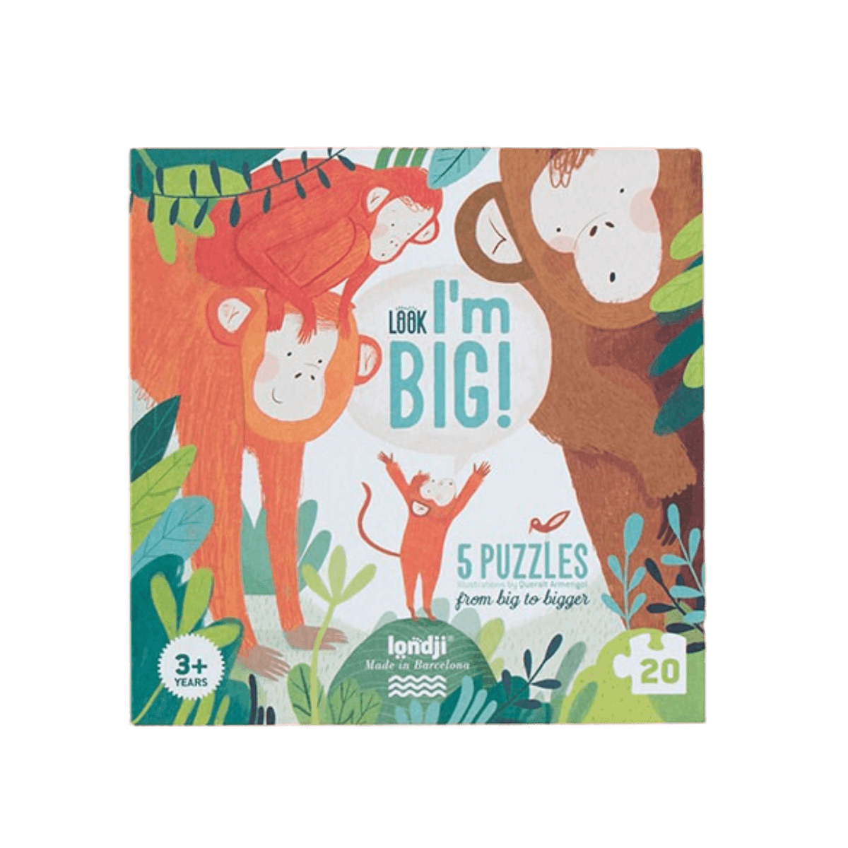 Puzzles d'apprentissage - 3 ans et + - LOOK! I'M BIG PUZZLE