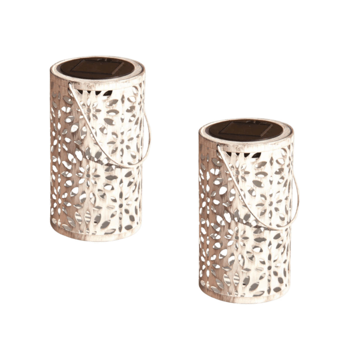 Set van 2 BLOOM solar lantaarns H31cm