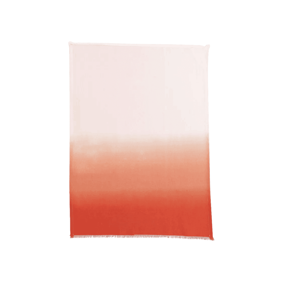 Set van 6 gerecyclede theedoeken Tie&Dye Pêche 50 x 70
