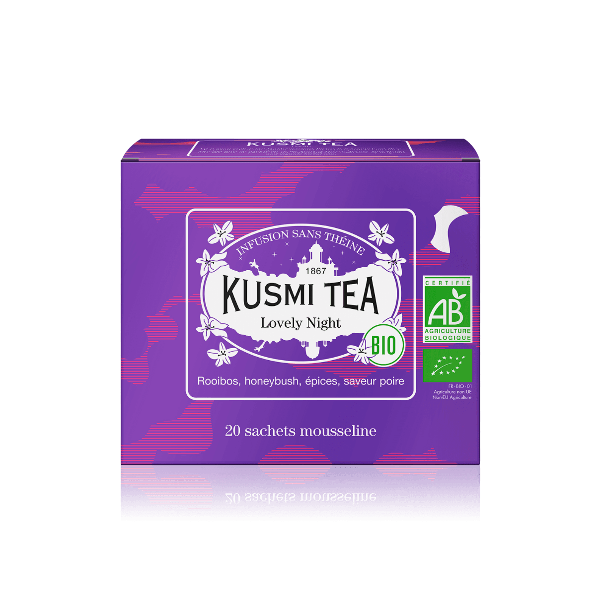 Biologische lindeninfusie - Lovely night - 20 mousseline zakjes - 40gr