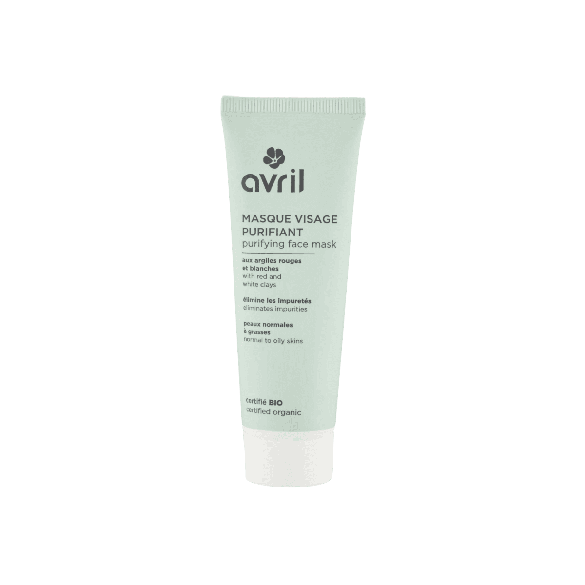 Masque visage purifiant 50ml - Certifié Bio - Avril